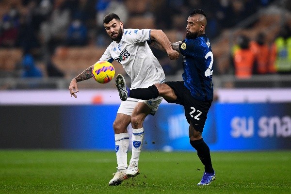 Arturo Vidal va a la banca y se ilusiona con sumar minutos para ayudar al Inter de Milán. Foto: Getty Images