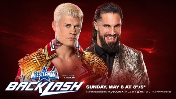 Será el segundo combate entre Rhodes y Rollins. (Foto: WWE)