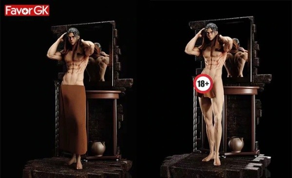 Fans se vuelven locos con figura de colección “para adultos” de Shingeki No Kyojin.(Foto: Banana Studio)