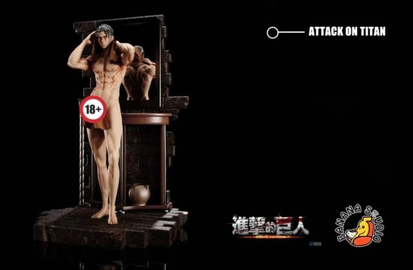 Fans se vuelven locos con figura de colección “para adultos” de Shingeki No Kyojin.(Foto: Banana Studio)