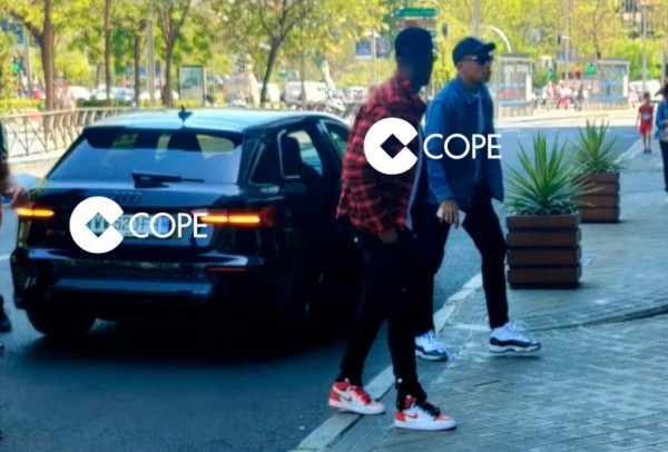 Kylian Mbappé se encuentra en la ciudad de Madrid. (Foto: Cadena Cope)