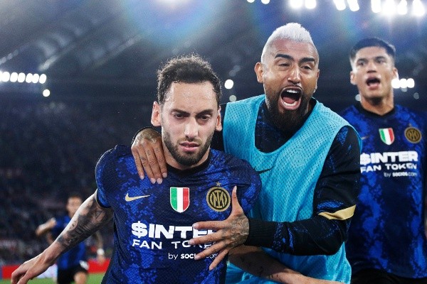 Hakan Calhanoglu salvó el empate del Inter de Milán ante la Juventus para forzar el tiempo extra. Foto: Getty Images