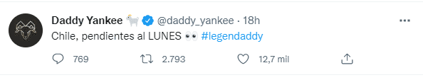 Daddy Yankee Twitter