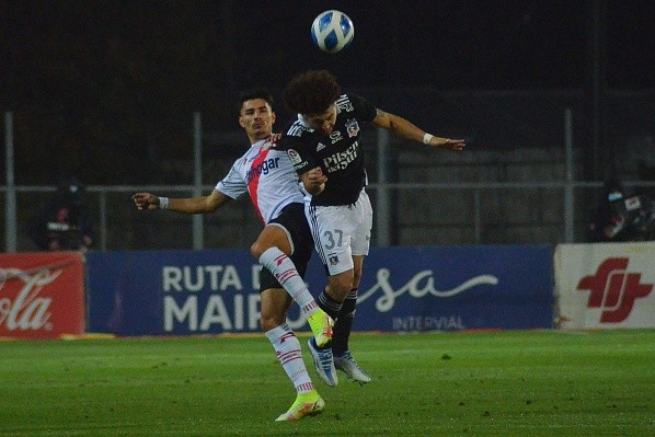 Maximiliano Falcón sufre con los problemas médicos y será baja en Colo Colo. Foto: Agencia Uno