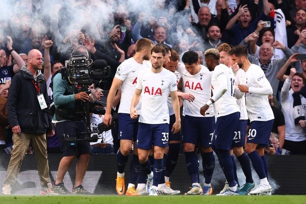 Tottenham venció al Arsenal y quedó a un punto de la zona de Champions League. Los Spurs tiene la diferencia de gol a su favor. Foto: Getty Images