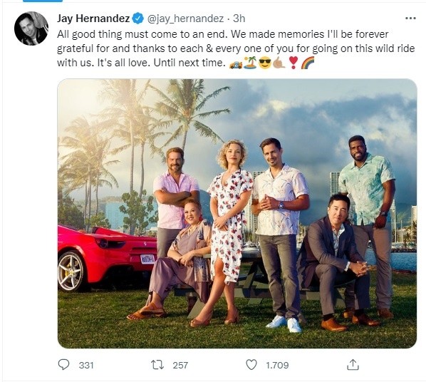 Jay Hernández en Twitter