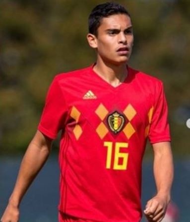 Mehssatou en la selección belga sub 18