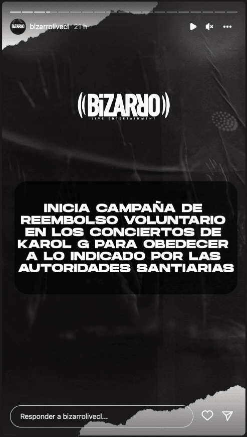 Karol G en Chile: Así reducirán el aforo de los shows.(Foto: Instagram)