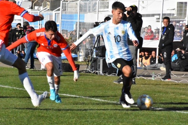 La selección chilena sub 17 enfrenta a Argentina en amistoso. (Foto: selección argentina)