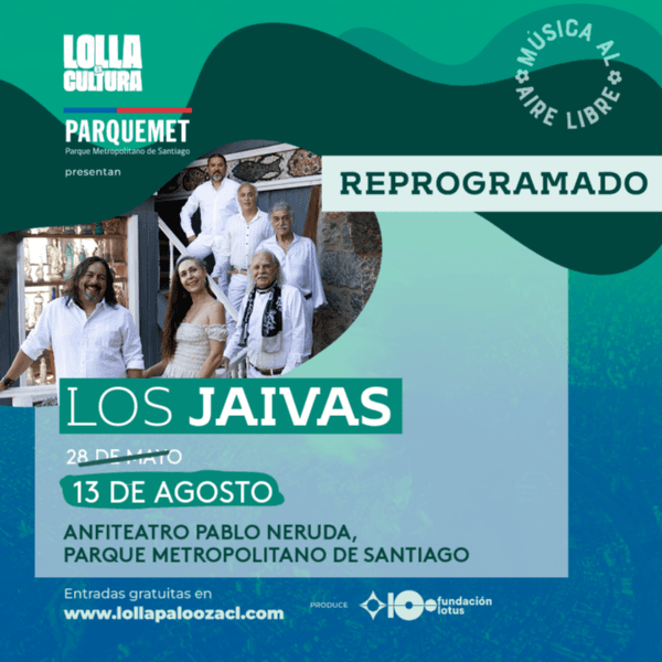 Suspenden concierto gratuito de Los Jaivas.(Foto: Lotus)