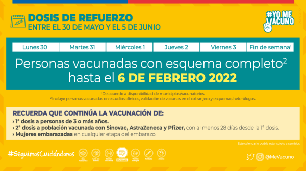 Calendario vacunación