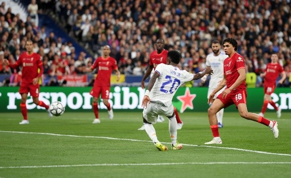 Vinícius y el gol que le da una nueva Orejona a Real Madrid en la final contra Liverpool.