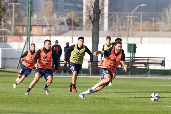 El primer entrenamiento del proceso. Foto: ANFP.