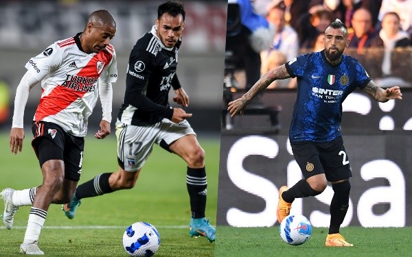 “Lele” Adani pidió a Nico de la Cruz, que marcó un gol ante Colo Colo por Copa Libertadores, para sustituir a Vidal en Inter. | Foto: Getty