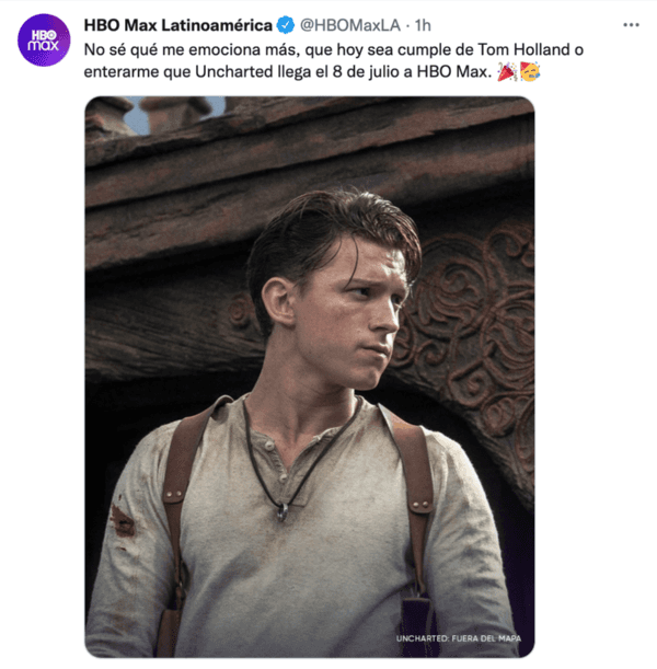 Uncharted – HBO Max