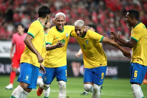 Neymar se pone a cuatro goles de Pelé como máximo goleador histórico de Brasil. (Foto: Getty Images)