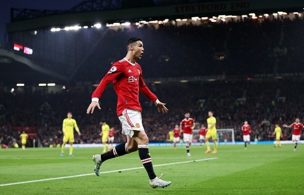 Cristiano Ronaldo fue el goleador de la temporada en el United. (Foto: Getty Images)