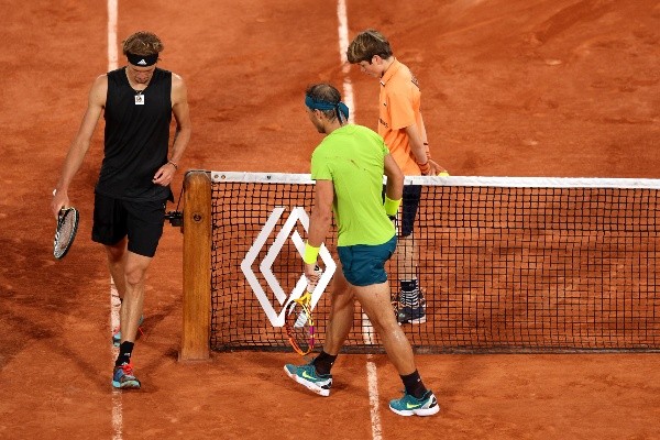 Nadal y Zverev buscan el paso a la final de Roland Garros. | Foto: Getty
