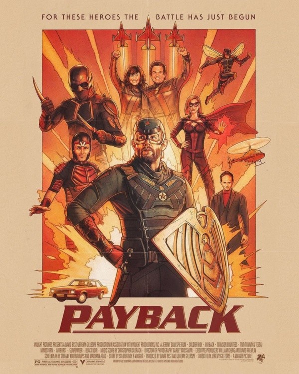 Payback, el grupo de superhéroes que marcará The Boys 3.(Foto: Instagram)