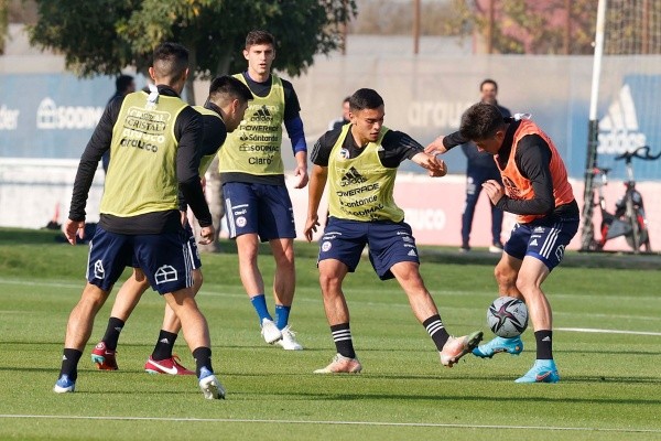 La selección chilena trabaja con todo en Corea del Sur para la gira por Asia. Foto: Comunicaciones ANFP.