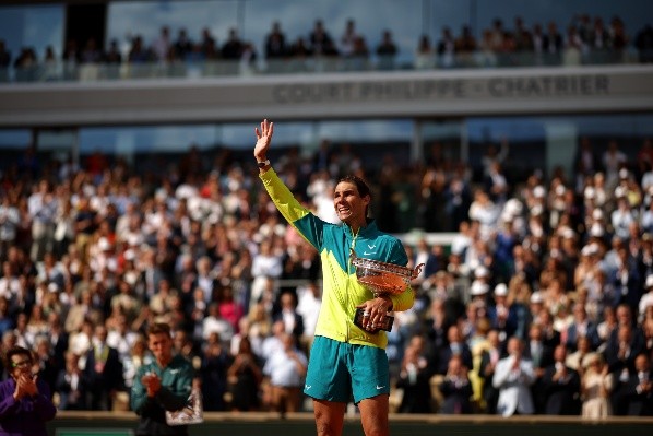 Con una lesión en el tobillo que lo sigue hace tiempo, Rafa Nadal igualmente mostró su mejor tenis para ganar Roland Garros. | Foto: Getty