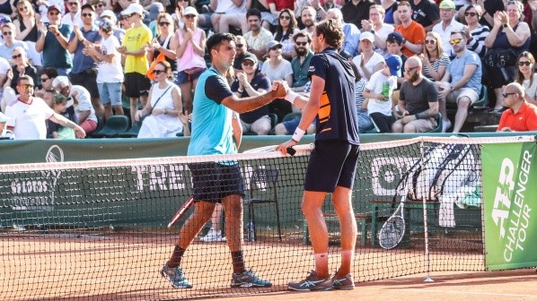 Barrios aparecerá en el puesto 126 del Ránking ATP este lunes. | Foto: Poznan Open