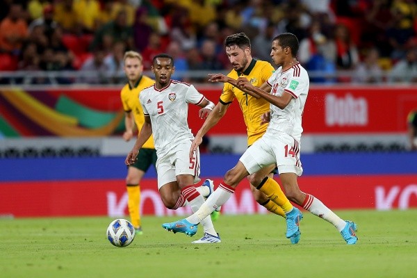 EAU y Australia lucharon para definir al rival de Perú en el repechaje. | Foto: Getty