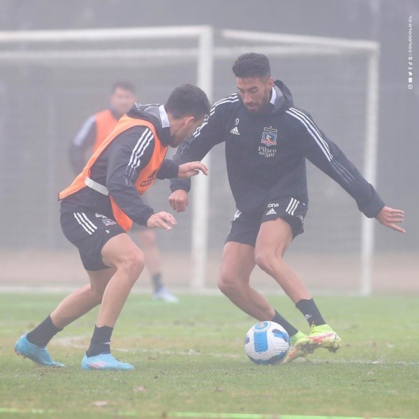 Colo Colo se entrena en el frío de Argentina en medio de su intertemporada. Foto: Comunicaciones Colo Colo
