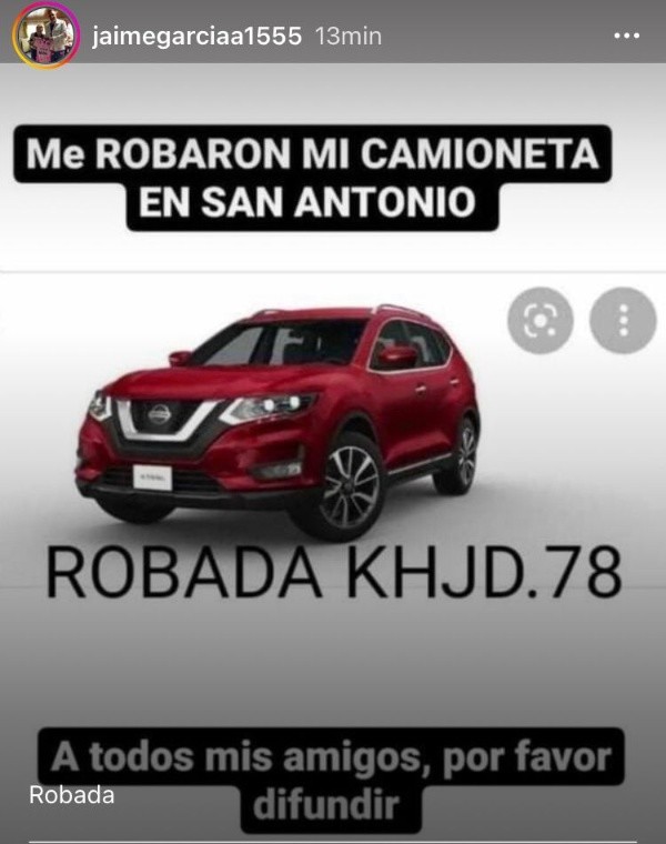 La publicación del profesor García.