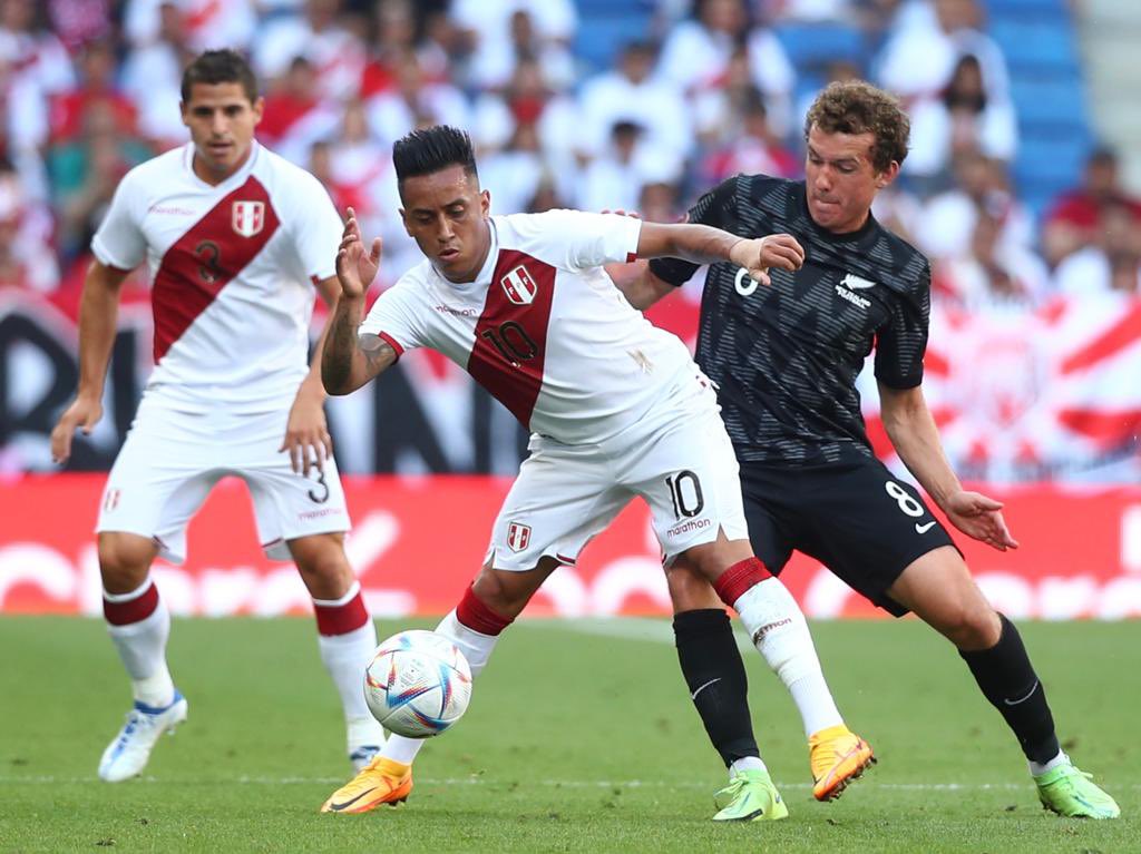 Perú venció en un amistoso a Nueva Zelanda. Foto: @SeleccionPeru