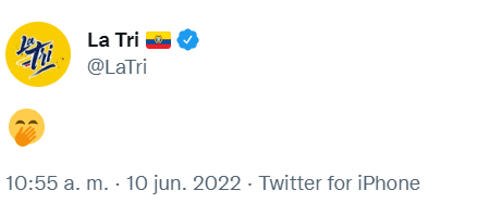 El mensaje de Ecuador en Twitter