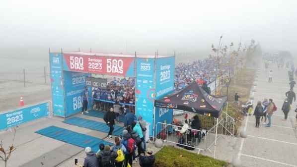 2.023 runners llegaron hasta la corrida en Cerrillos. | Foto: Santiago 2023