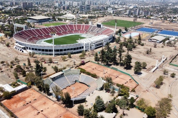 El Parque Deportivo Estadio Nacional se está construyendo desde 2020. | Foto: Santiago 2023