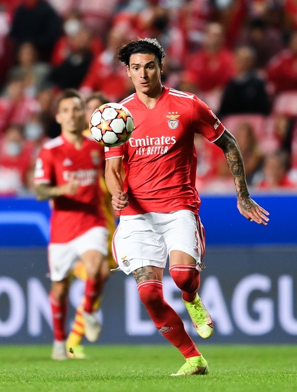 Darwin Núñez con la camiseta del Benfica (Getty)