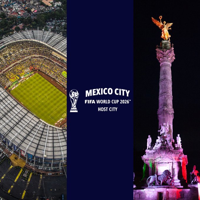 El estadio Azteca en Ciudad de México será sede por tercera vez de un Mundial.