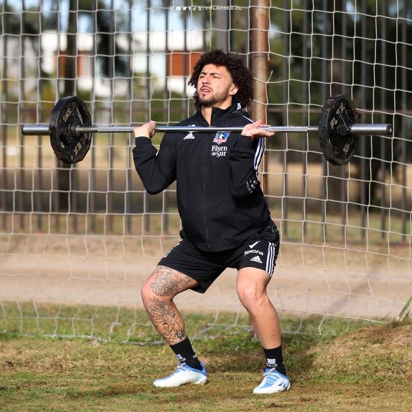 Maximiliano Falcón habló también de las sensaciones tras la intertemporada. (Foto: @ColoColo)
