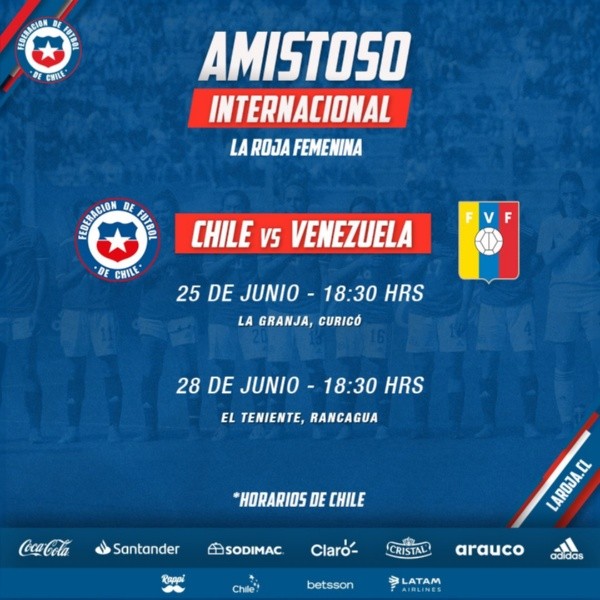 La Roja Fem jugará dos amistosos antes de partir a la Copa América 2022.