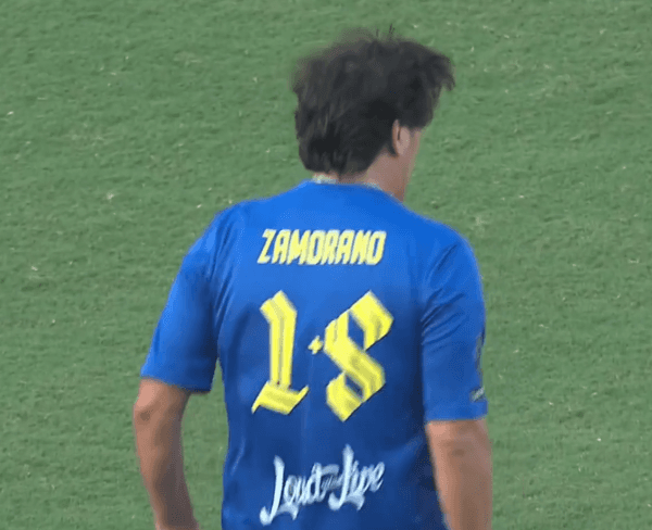 Zamorano y el 1+8 en el equipo de Roberto Carlos.