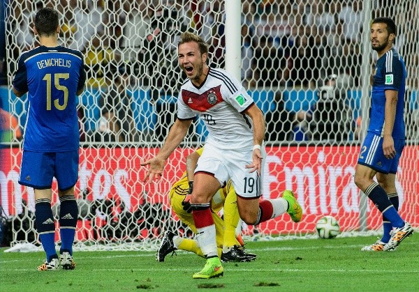 Mario Götze marcó un histórico gol mundialista. (Foto: Getty Images)