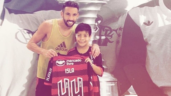 Thiago visitó a Flamengo luego del incidente en San Carlos de Apoquindo