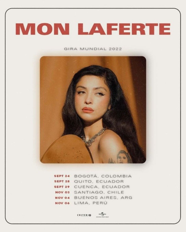 Mon Laferte fija concierto en Chile.(Foto: Instagram)