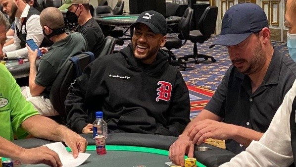 Neymar tuvo un mal debut en la Serie Mundial de Póker en Las Vegas. | Foto: WSOP