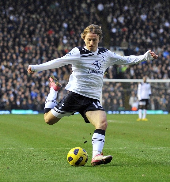 Juventud: Luka Modric en Tottenham, el mejor jugador en la carrera de Gustavo Poyet como DT. (Foto: Getty Images)