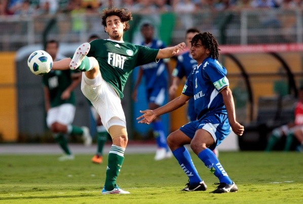 Mago Valdivia gozó con el Palmeiras en Copa Libertadores, su ex equipo.