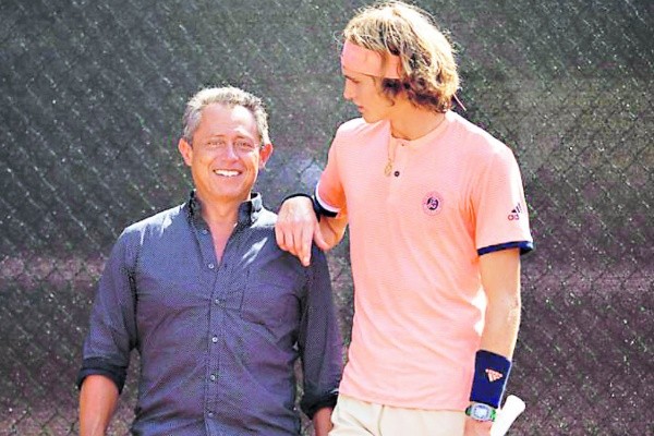 Pato Apey estuvo con Alexander Zverev desde sus comienzos en el tenis. | Foto: Archivo