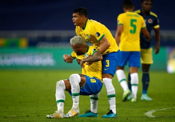 Thiago Silva quiere ver a Neymar en el Chelsea. Foto: Getty Images