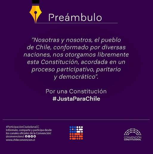 Instagram Chile Convención @convencioncl