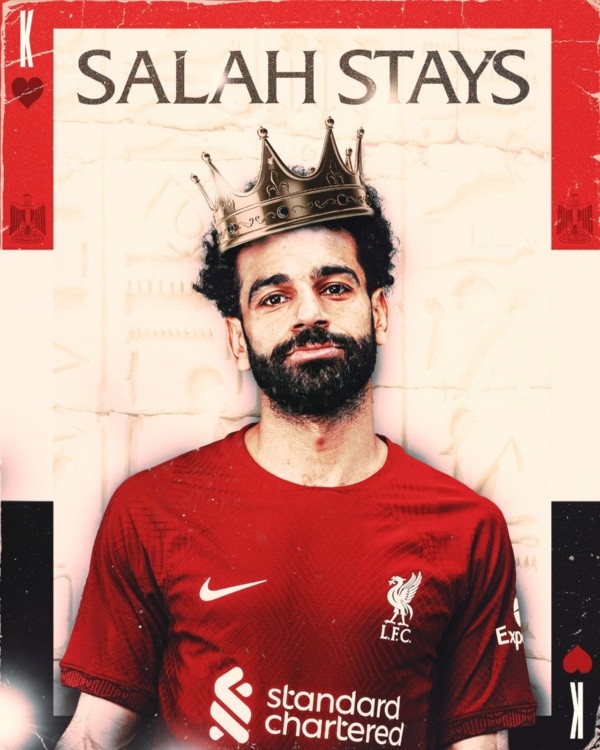 Liverpool renova com Mohamed Salah até 2025