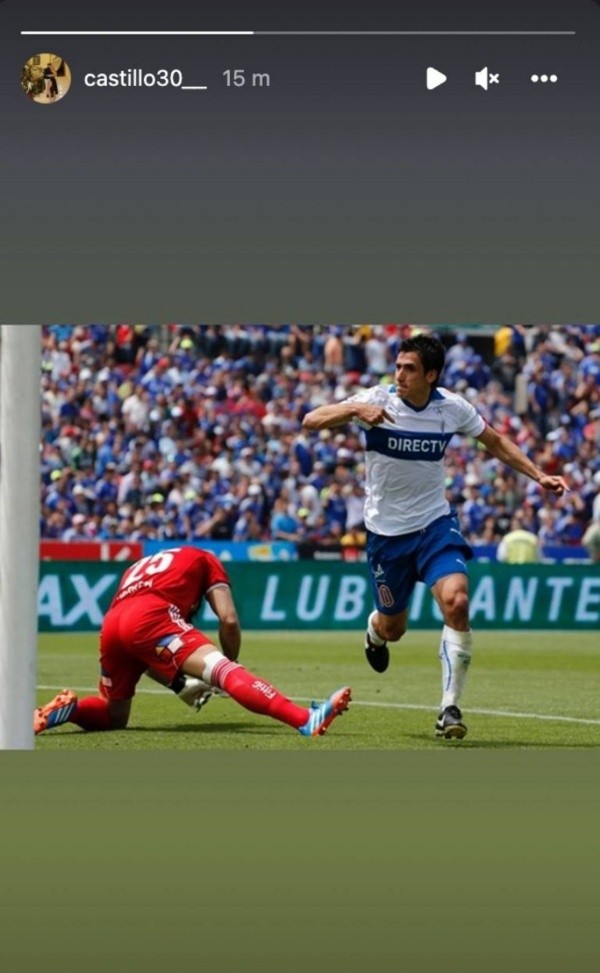 Nicolás Castillo recordó un polémico clásico universitario para “responder” a Herrera.