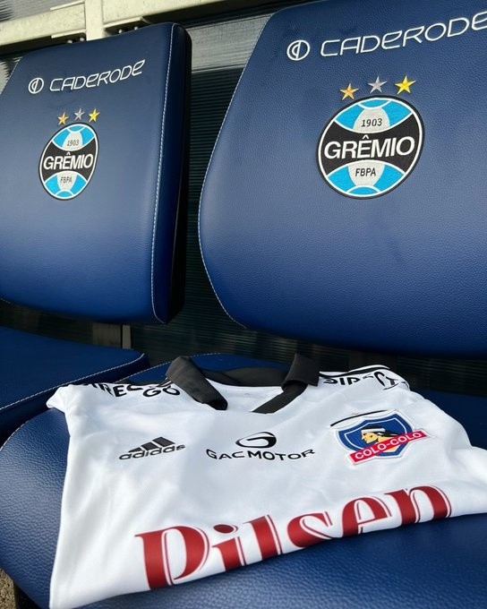 Colo Colo tiene su último entrenamiento para el duelo ante el Inter de Porto Alegre en el centro deportivo del Gremio, su archirrival. Foto: Comunicaciones Colo Colo